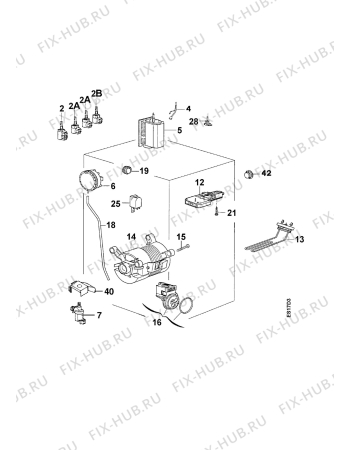 Взрыв-схема стиральной машины Privileg 220S,8449 - Схема узла Electrical equipment 268