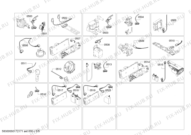 Схема №3 WAS284DE Logixx 7 Winner MADE IN GERMANY с изображением Краткая инструкция для стиралки Bosch 18004680