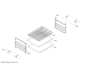 Схема №6 B4562N0 с изображением Противень для духового шкафа Bosch 00665761