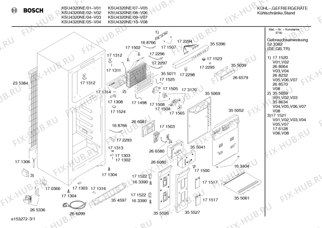 Схема №2 KSU4320NE с изображением Дверь для холодильной камеры Bosch 00215121