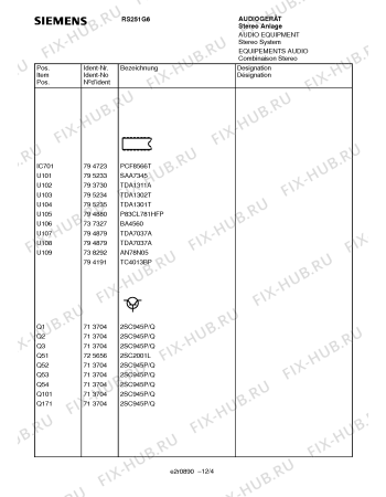 Схема №9 RS251G6 с изображением Передняя часть корпуса для телевизора Siemens 00783231