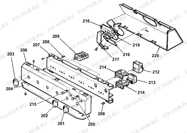 Схема №5 CF50EG (F032817) с изображением Винт для плиты (духовки) Indesit C00251107