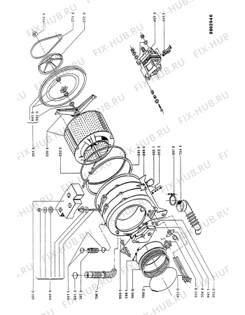 Схема №2 W120 (F092416) с изображением Тэн для стиралки Indesit C00337145