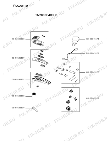 Схема №1 TN2850F4/GU0 с изображением Всякое для электроэпилятора Rowenta CS-00145178
