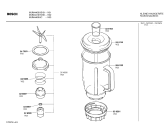 Схема №4 MUM441070 с изображением Ротор для кухонного комбайна Bosch 00086271