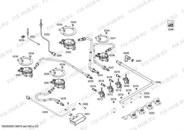 Взрыв-схема плиты (духовки) Siemens EC645PB90D ENC.EC645PB90D 4G SE60F IH5 - Схема узла 02