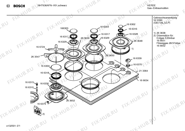 Схема №2 NHT656AFN с изображением Термоэлемент для электропечи Bosch 00263509