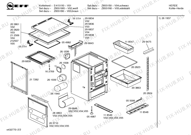 Схема №2 Z8551N0 с изображением Стеклокерамика для духового шкафа Bosch 00296838
