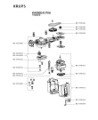 Схема №10 KA950E47/70A с изображением Регулятор для кухонного комбайна Krups MS-0697973