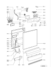 Схема №1 ADP 6827 WH с изображением Обшивка для посудомоечной машины Whirlpool 481245373646