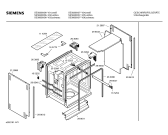 Схема №5 SE58290 с изображением Вкладыш в панель для посудомоечной машины Siemens 00299195
