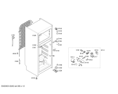 Схема №3 KD32VV70 с изображением Петля двери для холодильной камеры Bosch 00609710