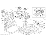 Схема №5 HBA78B750C с изображением Модуль управления, запрограммированный для духового шкафа Bosch 00672713