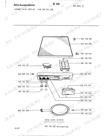 Взрыв-схема стиральной машины Aeg LAV970 WS - Схема узла Section3