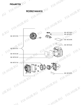 Схема №3 RO582211/410 с изображением Покрытие для пылесоса Rowenta RS-RT3524