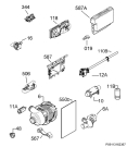 Схема №5 GS45BV221 с изображением Блок управления для электропосудомоечной машины Aeg 973911676009039