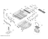 Схема №6 SGS45M06II с изображением Передняя панель для электропосудомоечной машины Bosch 00665914
