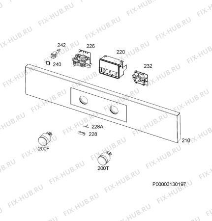 Схема №1 BPS331120M с изображением Микромодуль для духового шкафа Aeg 982140044415657