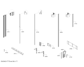 Схема №5 T30BB810SS с изображением Панель для холодильной камеры Bosch 00708919