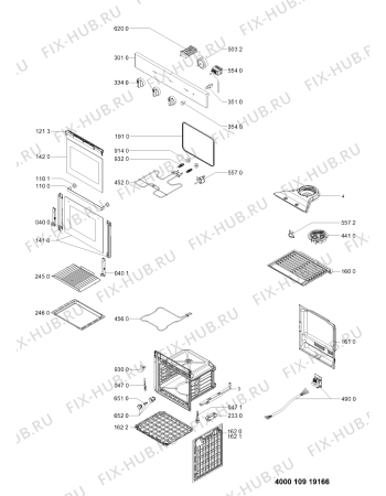 Схема №1 IFW 6230 BL с изображением Панель для плиты (духовки) Whirlpool 481010897761