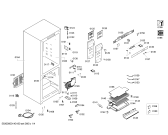 Схема №4 KG53NVW20N с изображением Дверь для холодильной камеры Siemens 00249198