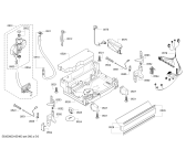 Схема №4 SMS50E12AU с изображением Передняя панель для электропосудомоечной машины Bosch 00673596