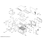Схема №4 C57W40N0 с изображением Панель управления для плиты (духовки) Bosch 00682885