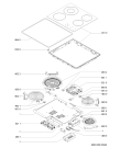 Схема №1 HOB612AL (F092192) с изображением Инструкция по эксплуатации для плиты (духовки) Indesit C00360834