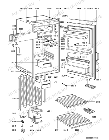 Схема №1 EV 1633/3/BL CH с изображением Дверца для холодильника Whirlpool 481241618163