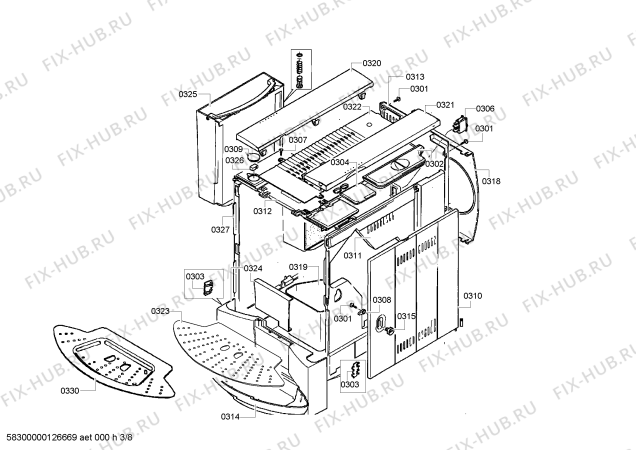 Схема №6 TCA6401 Benvenuto B40 с изображением Магнитный клапан для электрокофеварки Siemens 00606438