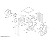 Схема №4 WT46E301TH с изображением Вкладыш для сушильной машины Siemens 00619625