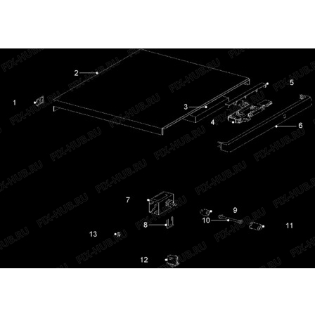 Взрыв-схема холодильника Electrolux ER7448B - Схема узла Electrical equipment 268