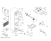 Схема №3 KGF25340TI с изображением Ручка двери для холодильника Bosch 00668091