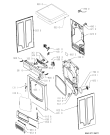 Схема №2 AM 3698/1 с изображением Декоративная панель для сушилки Whirlpool 481245311067