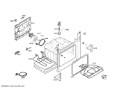 Схема №4 HSV74D050T с изображением Фронтальное стекло для плиты (духовки) Bosch 00243823