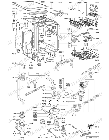 Схема №2 ADP 6946 IX с изображением Панель для посудомоечной машины Whirlpool 481245373361