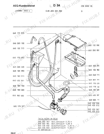 Взрыв-схема стиральной машины Aeg LAV9047 - Схема узла Section5