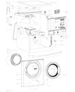 Схема №1 AWS 61012 с изображением Обшивка для стиральной машины Whirlpool 481010629958