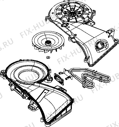 Большое фото - Вставка для стиралки Electrolux 3486348703 в гипермаркете Fix-Hub