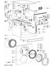 Схема №1 AWO/D 8118 с изображением Обшивка для стиральной машины Whirlpool 480111100654