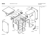 Схема №4 SGS4352AU с изображением Передняя панель для электропосудомоечной машины Bosch 00360610