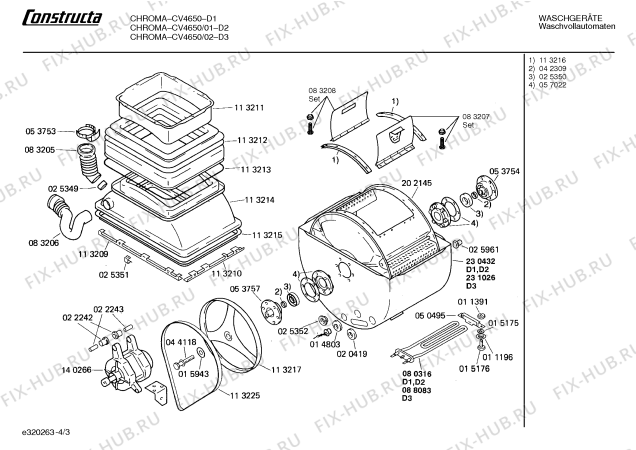 Схема №4 CV45100261 CV451 с изображением Крышка для стиралки Bosch 00114422