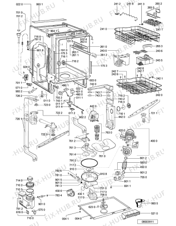 Схема №2 ADG 8967 IXM с изображением Мини-ручка для посудомойки Whirlpool 481241359133