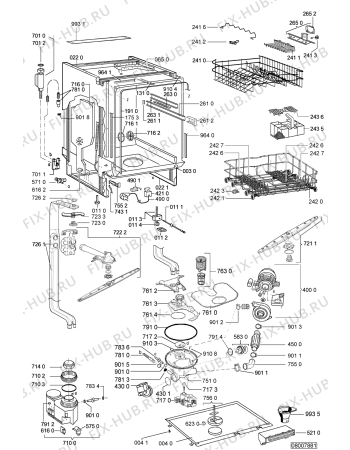 Схема №2 PDSI 6232 X с изображением Модуль (плата) управления для посудомоечной машины Whirlpool 480140102176