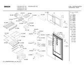 Схема №3 KSU30640 с изображением Дверь для холодильной камеры Bosch 00240689