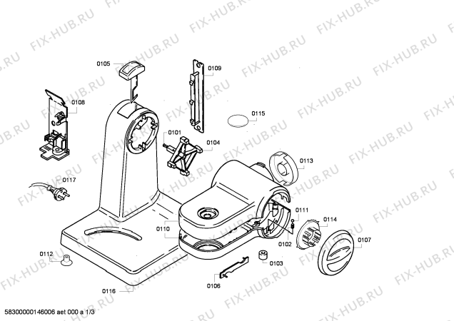 Схема №2 MUM4405JP Compact с изображением Переключатель для кухонного измельчителя Bosch 00619161