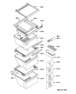 Схема №6 SB 540W-KM-US с изображением Полка для холодильника Whirlpool 481241828658