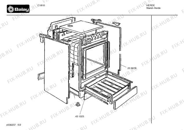 Схема №5 C1810 с изображением Варочная панель для духового шкафа Bosch 00431209