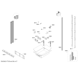 Схема №5 T24ID800LP с изображением Панель для холодильника Bosch 00770662