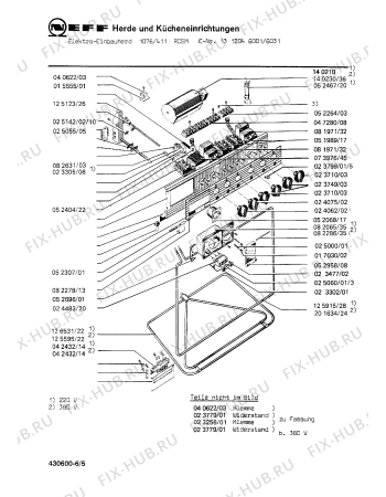 Схема №6 1311446633 1440/413RCSM с изображением Переключатель для плиты (духовки) Bosch 00052404